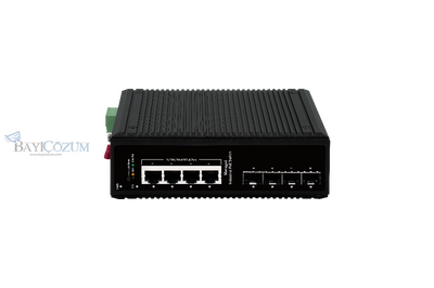 ISW5100-4GT4GP-POE-IN - 4 PoE Endüstriyel Switch