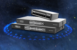 NSW3000-16T1GT1GC-LPOE-IN - 16 x100Mbps POE portu (RJ45) + 2 x Gigabit port (RJ45) + 1 x SFP Combo - Thumbnail
