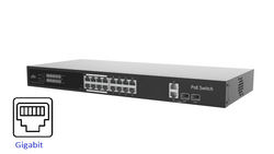 UNV Uniview - NSW3000-17GT1GP1GC-LPOE-IN - 16 Port Full Gigabit