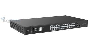 NSW3000-24T1GT1GC-LPOE-IN - 24x100Mbps POE portu (RJ45) + 2 x Gigabit port(RJ45) + 1 x SFP Combo
