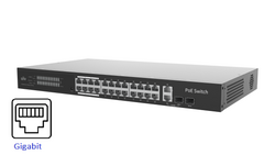 UNV Uniview - NSW3000-25GT1GP1GC-POE-IN - 24 Port Full Gigabit